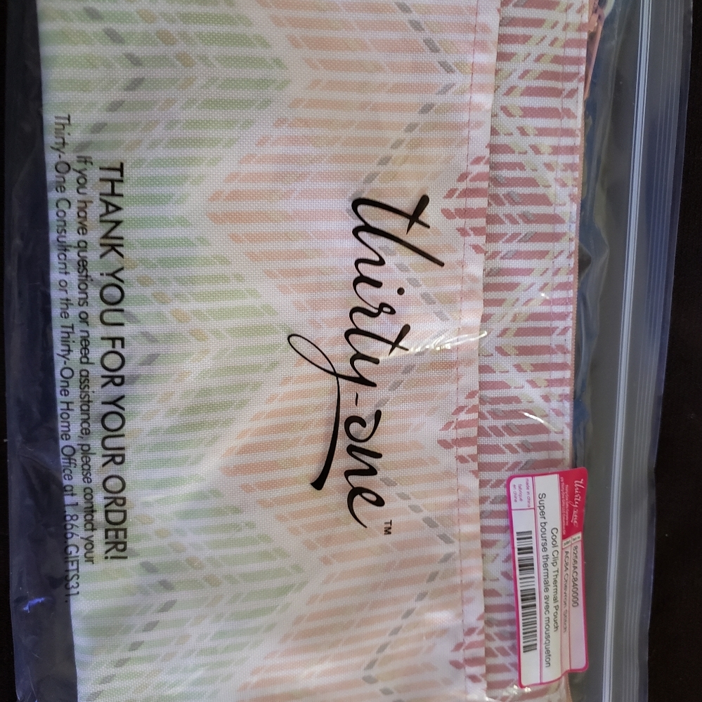 💖2/$15 Thirty one cool clip thermal pouch